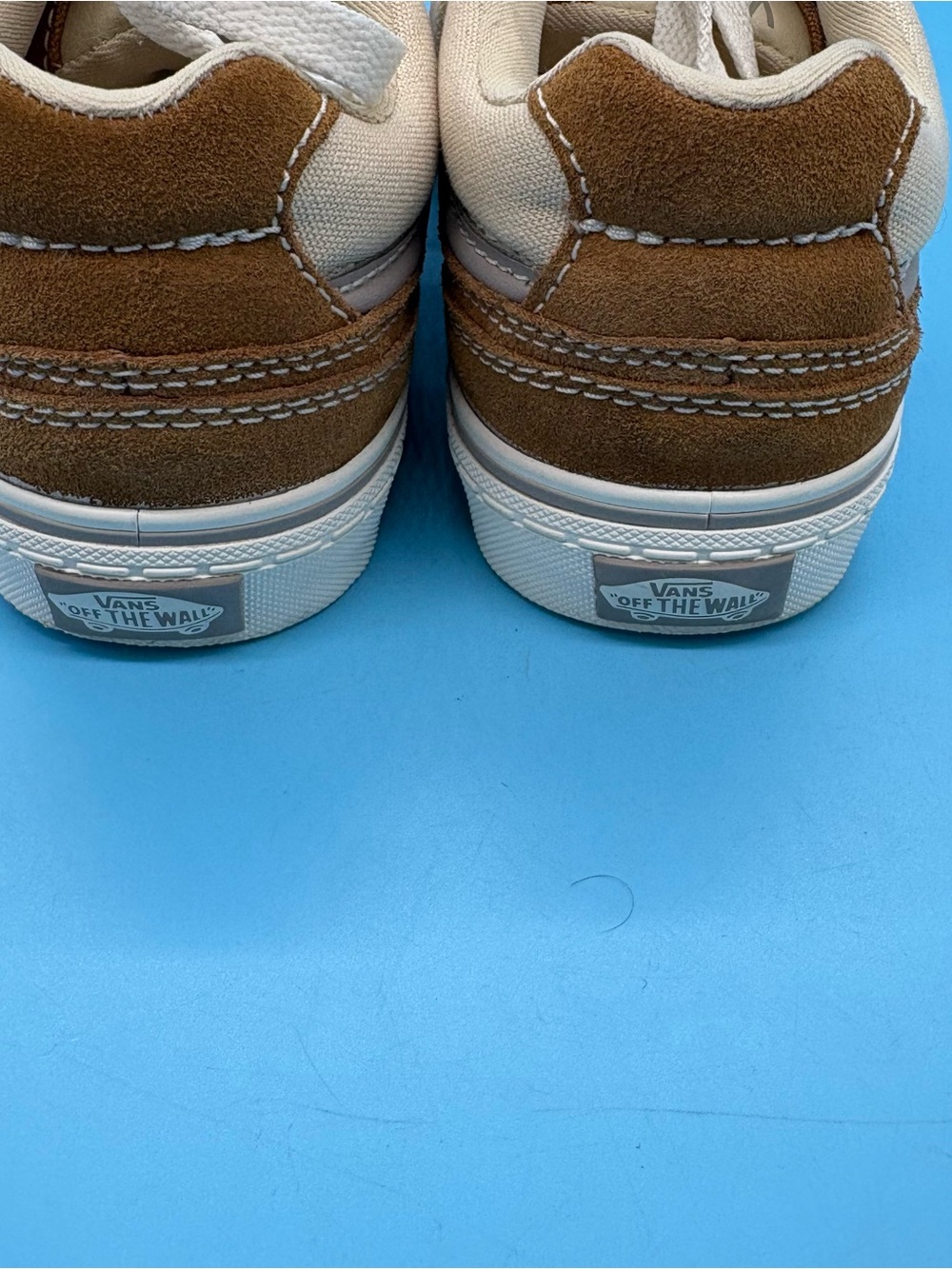 Vans Caldrone Low Top Skate Shoes Sneakers Brown Sugar/Tan Size 9 - Picture 4 of 7